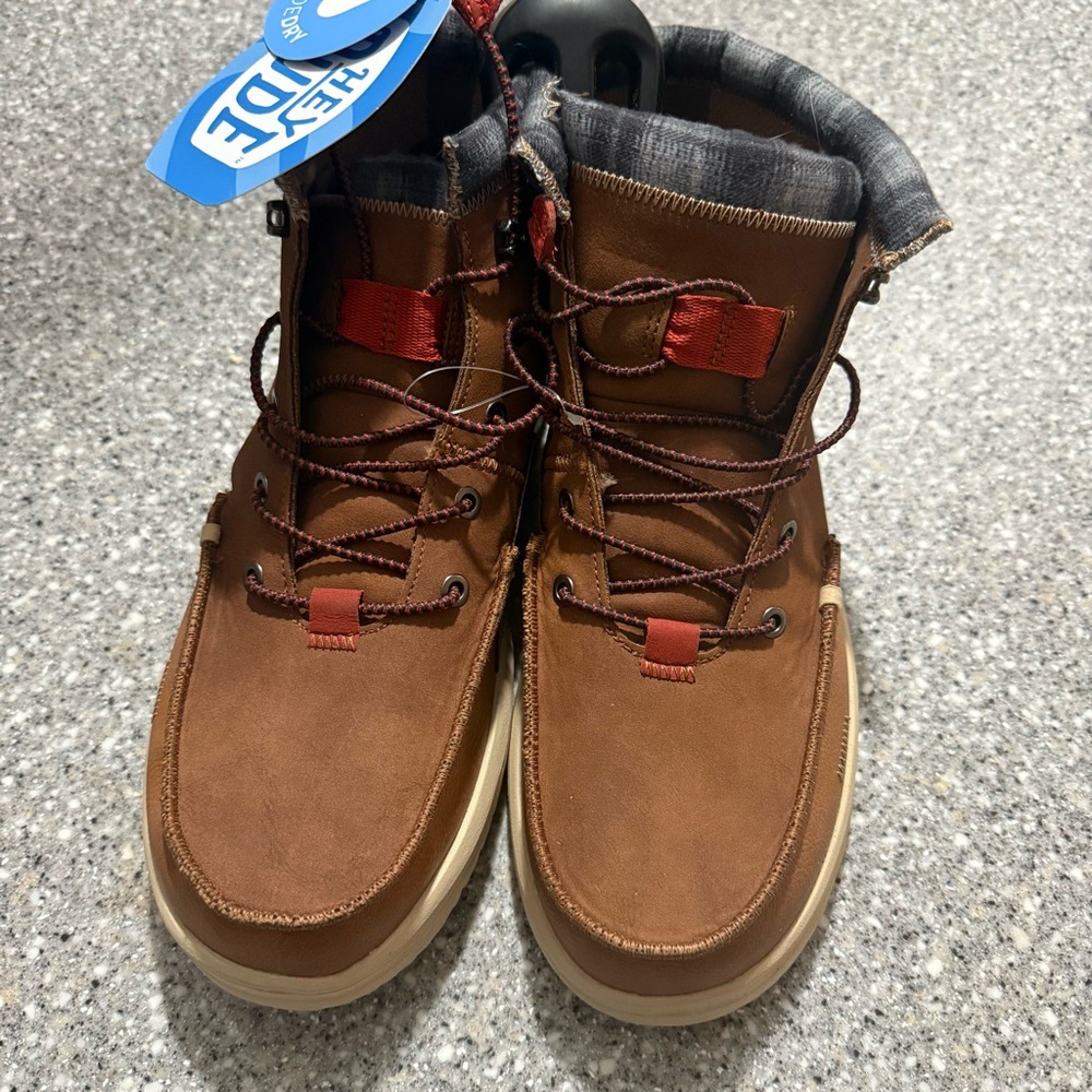 Hey Dude Men's Tan Bradley Boots Size 11